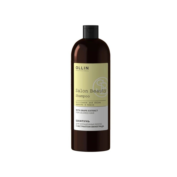 Champú para cabello teñido Ollin Professional con extracto de uva 1 l