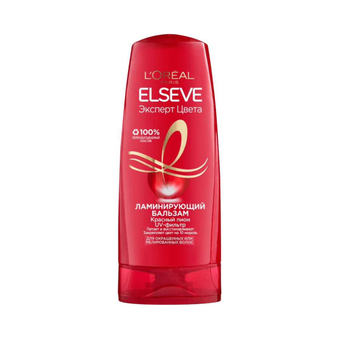 Bálsamo para el cabello L'Oreal Paris Elseve Experto en Color laminador 400 ml