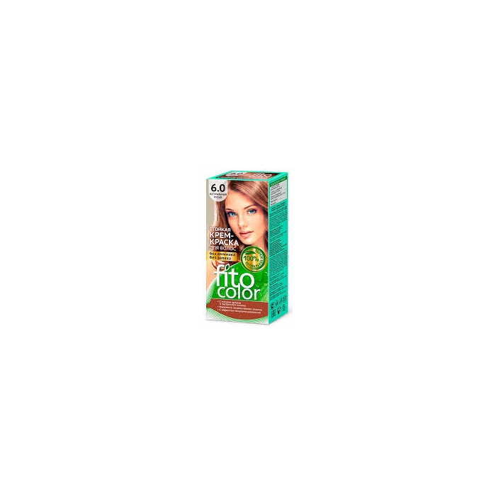 Crema-tinte para el cabello Fito Color Rubio natural 6.0