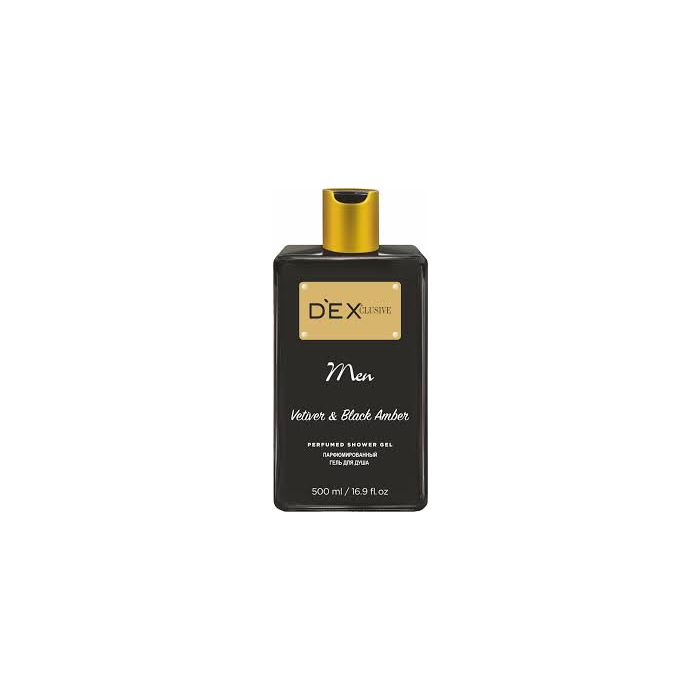 Gel de ducha perfumado Dexclusive Men Black amber vetiver 500 ml