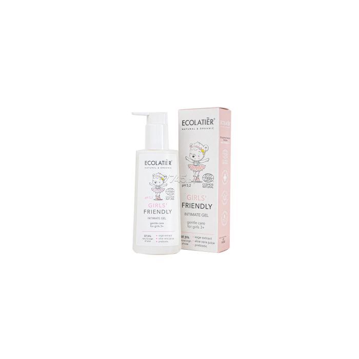 Soap-cream for intimate hygiene Ecolatier Girls Friendly Gentle care from 3 years 250 ml