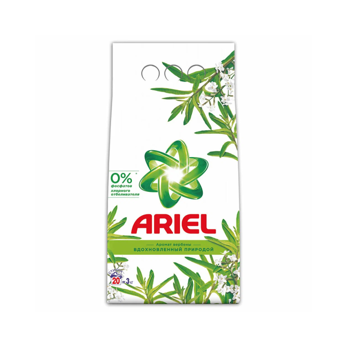 Ariel Verbena Scent Powder Laundry Detergent Automatic 6 kg