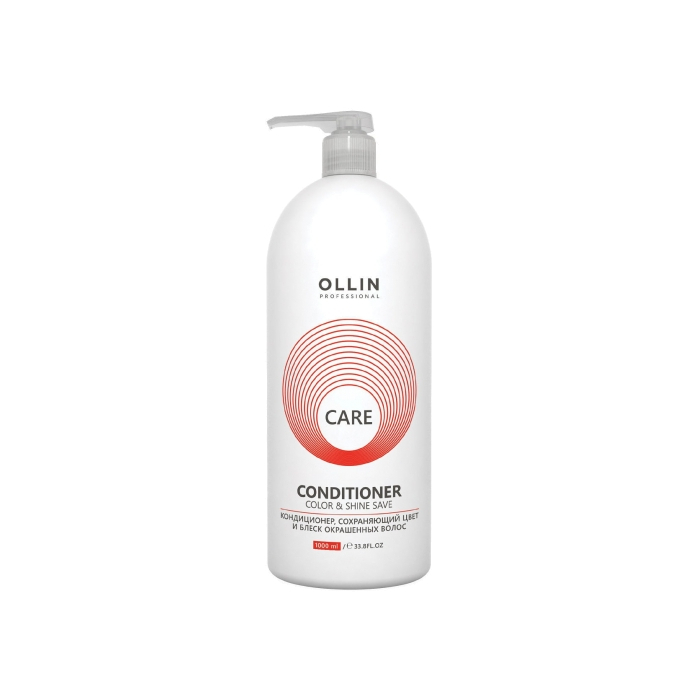 Acondicionador Ollin Care que conserva el color y el brillo 1 l