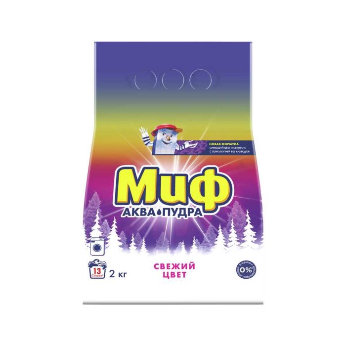Mиф Fresh Color automatic washing powder 2 kg