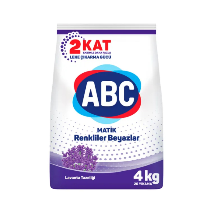 ABC laundry powder lavender freshness 4 kg