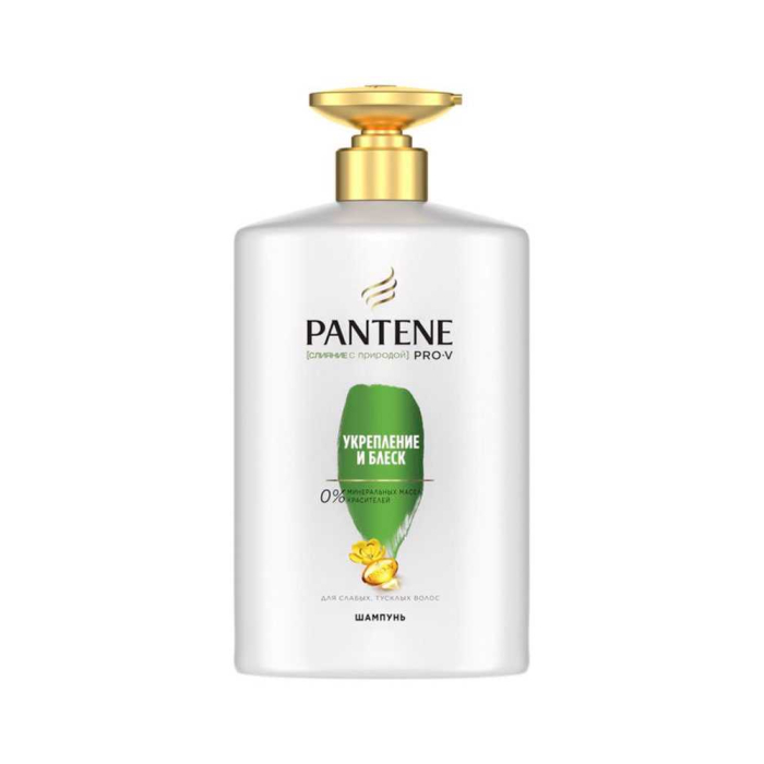 Champú Pantene Fusión con la Naturaleza fortalecimiento y brillo 900 ml