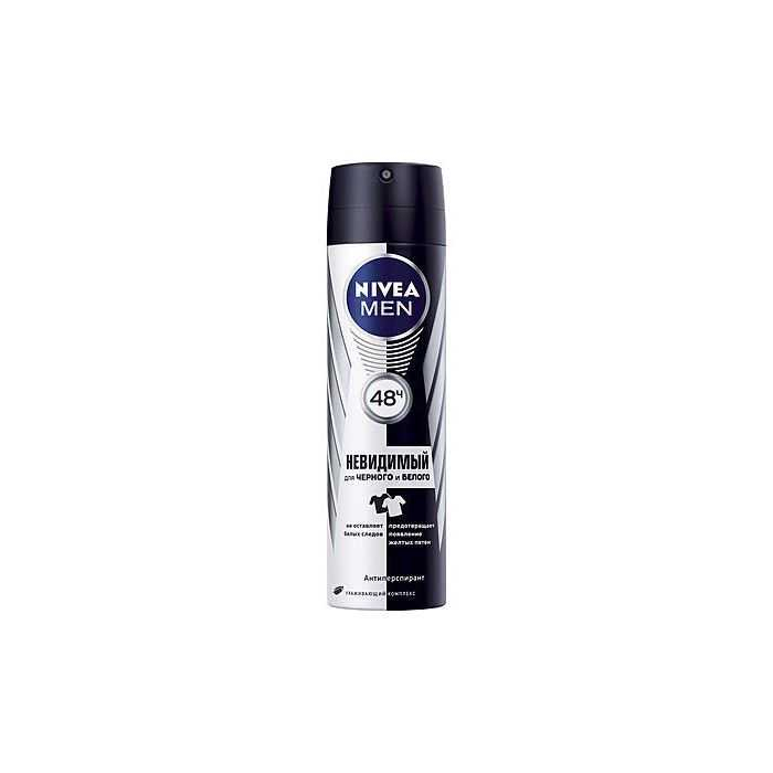 Desodorante-antitranspirante Nivea Men Negro y Blanco Invisible 150 ml