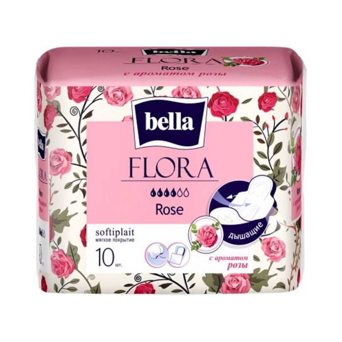 Bella feminine pads with rose scent 10 pcs