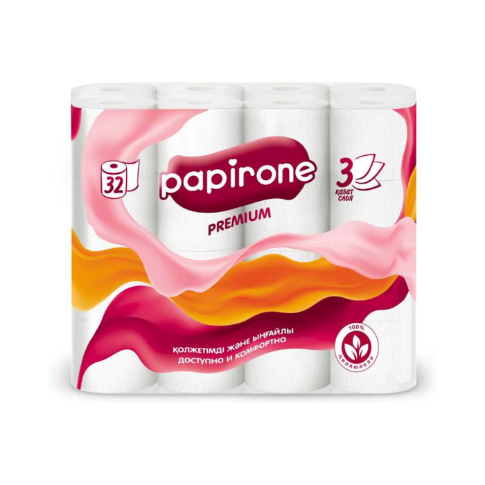 Toilet paper Papirone 3 layers 32 rolls