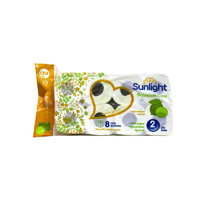 Toilet paper Elma Panda 2 layers 8 rolls