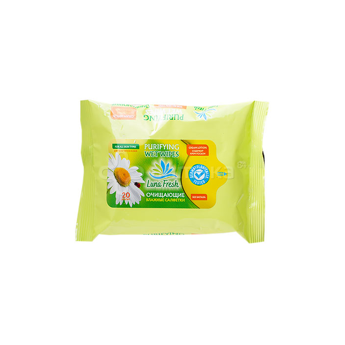 Тазакунандаи намии Luna Fresh 20 дона