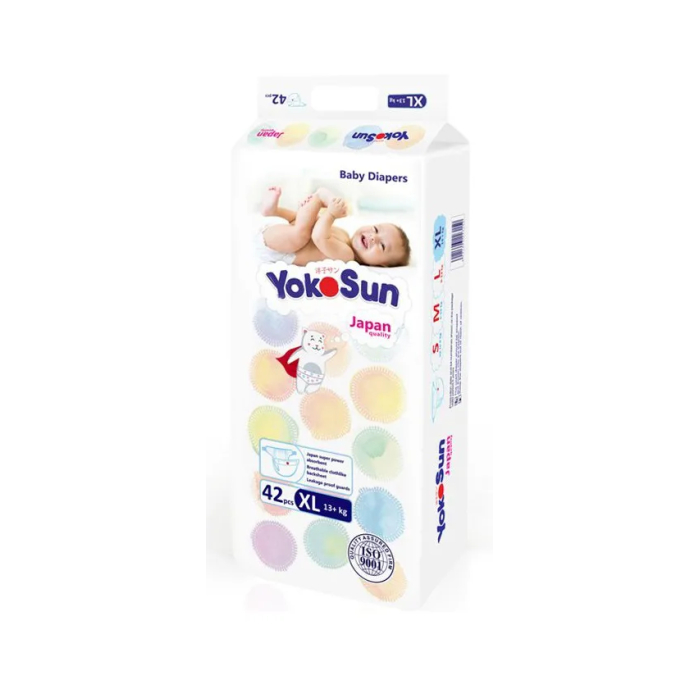 Pañales YokoSun XL 13+ kg 42 uds