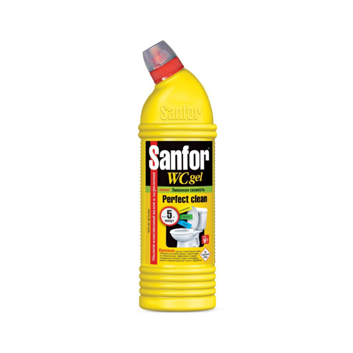 Воситаи ҳоҷатхона Sanfor WC Lemon Fresh 750 мл