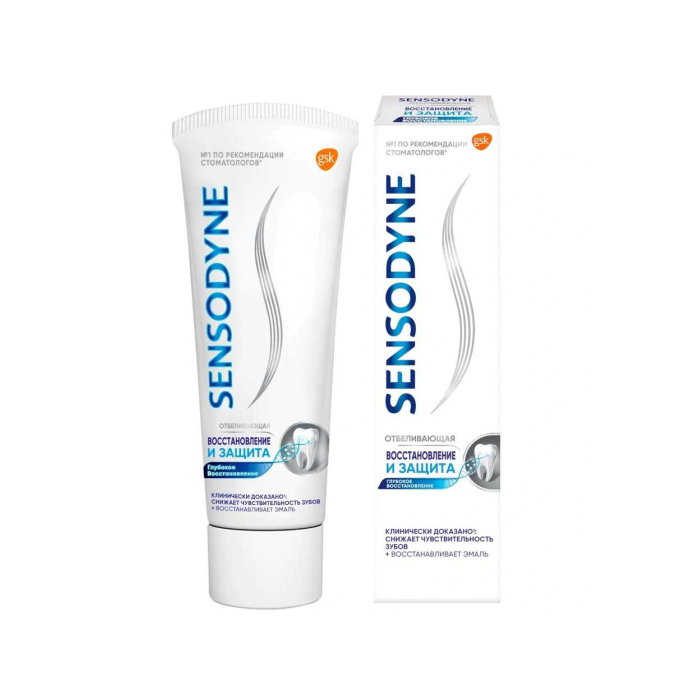 Pasta de dientes Sensodyne Restauración y blanqueamiento 75 ml