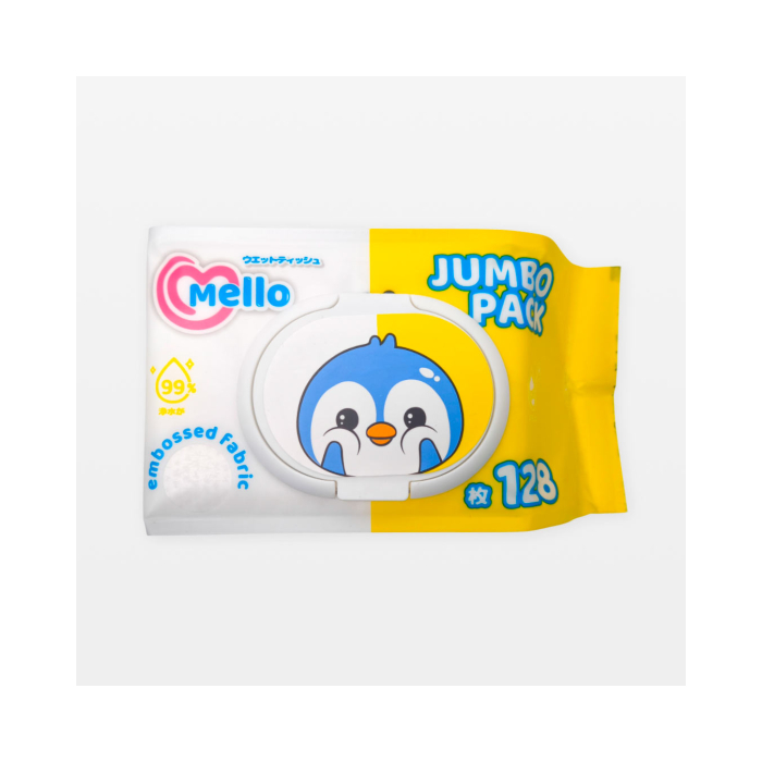 Салфеткаҳои намии Mello 128 дона