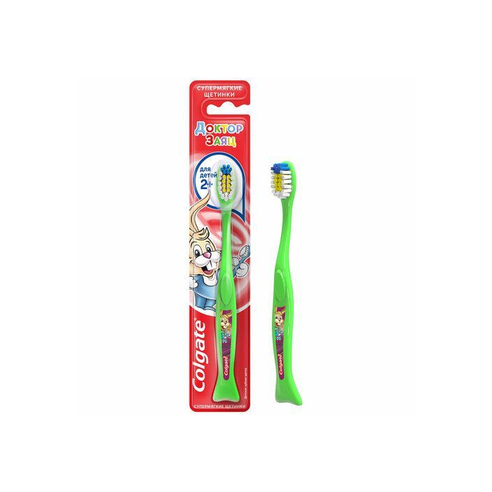 Cepillo de dientes Colgate doctor conejo infantil superblando 2+