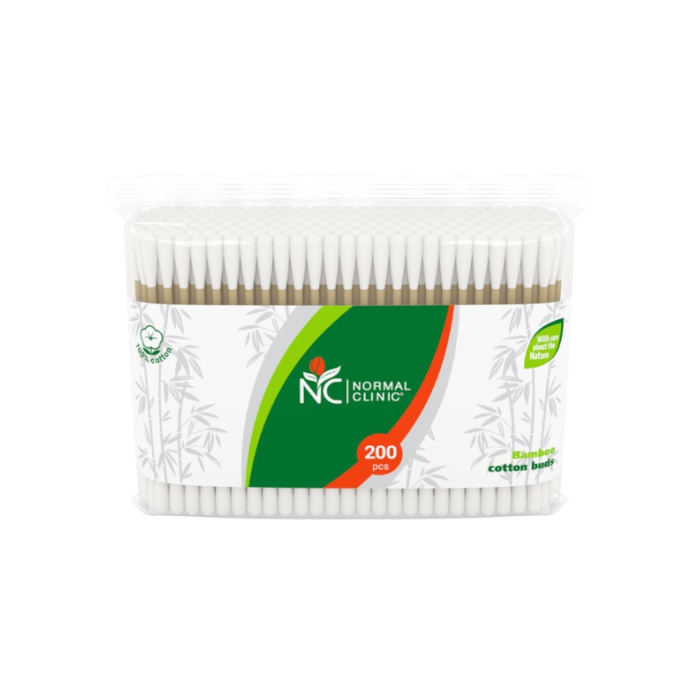 Cotton swabs Normal Clinic Bamboo 200 pcs