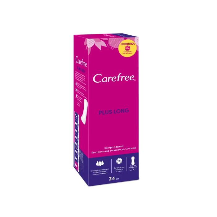 Падидҳои гигиенӣ Carefree plus long 24 дона