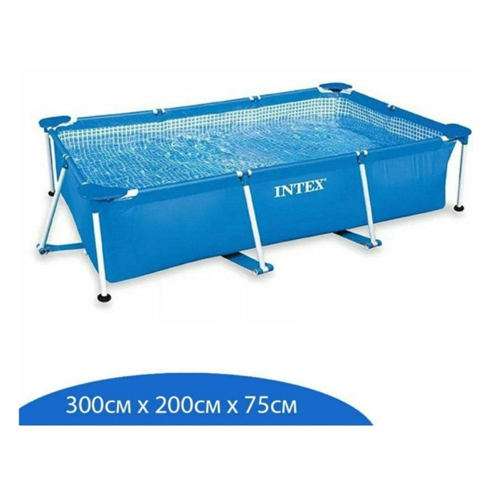 Прямоугольный бассейн Intex каркасный
