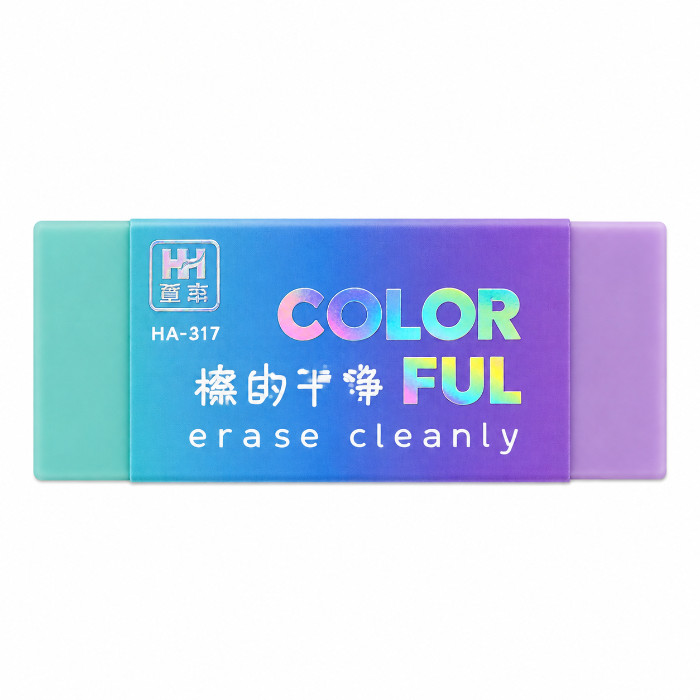 Ластик COLOR FUL  HA-117  1 шт.