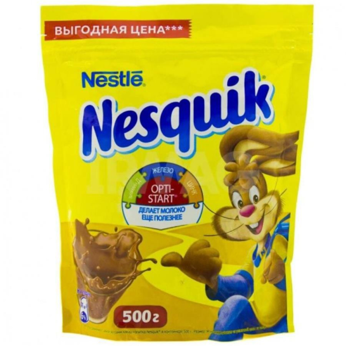Какао NESQUIK NESTLE м/у 500гр