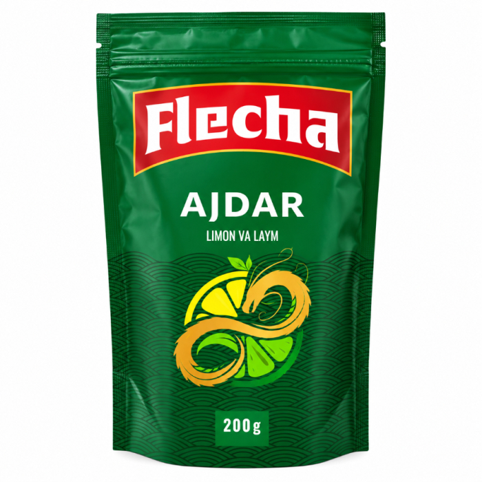 Чай зеленый FLERCHA AJDAR Лайм,Лимон 200гр