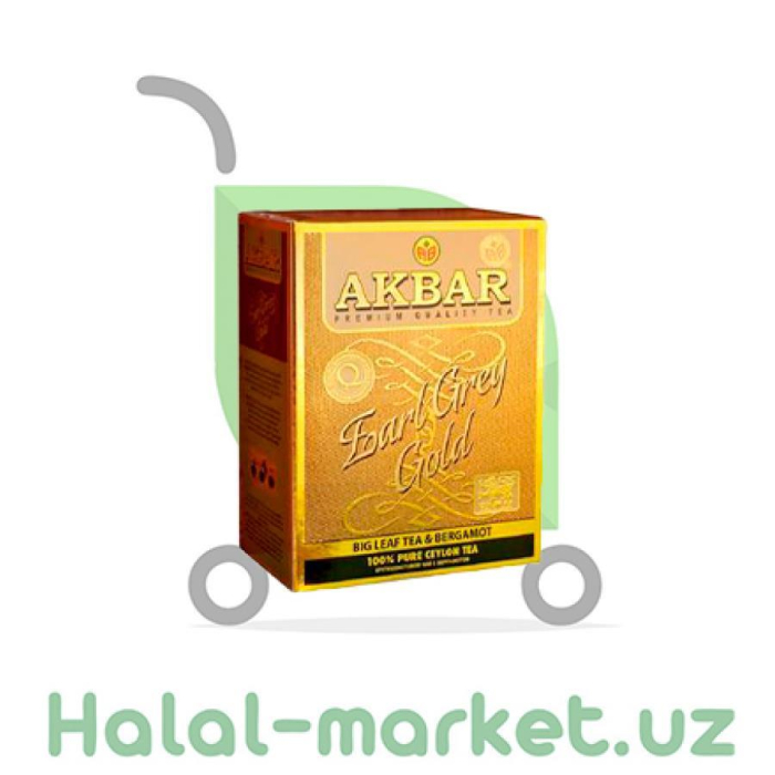 Чай черный AKBAR Earl Greyl Gold 80гр