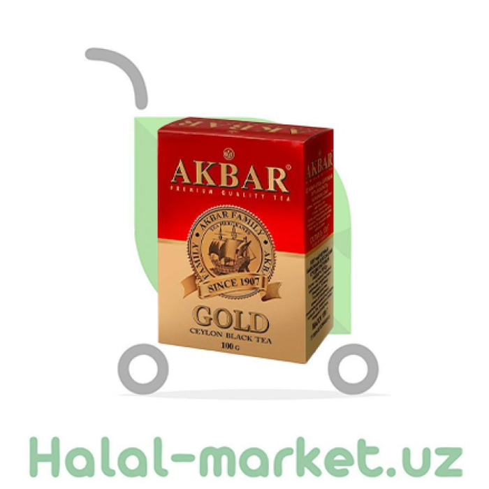 Qora choy AKBAR Gold 100gr