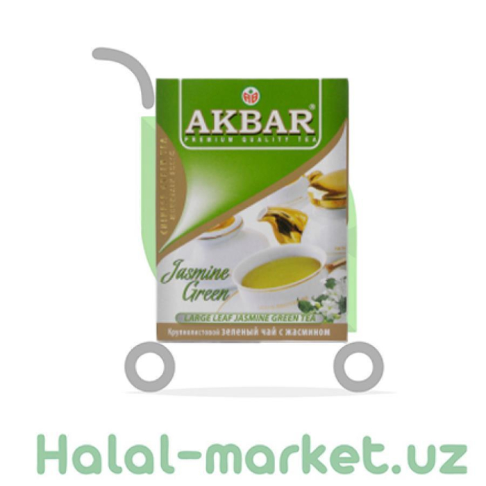 Чай зеленый AKBAR Жасмин 100гр