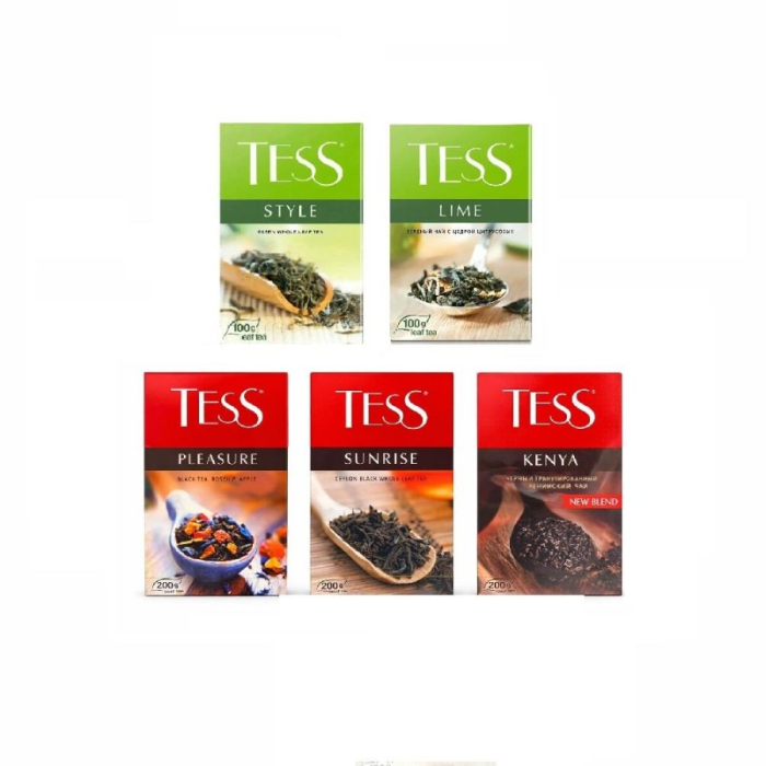 Чай TESS ассортимент 100гр