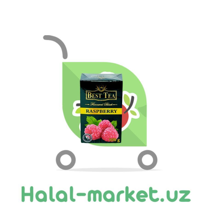 Чай зеленый BEST TEA Малина 100гр