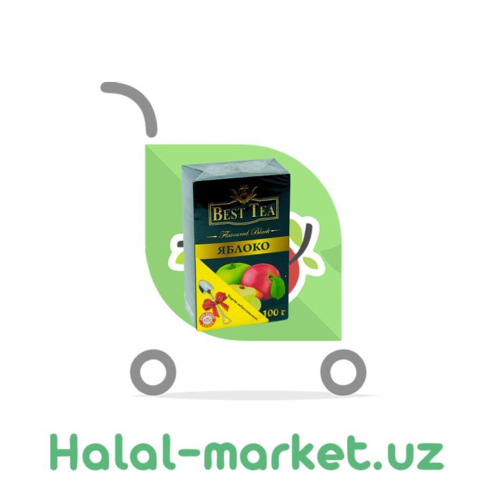 Чай зеленый BEST TEA Яблоко 100гр