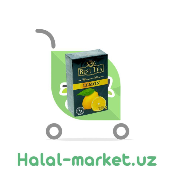 Чай зеленый BEST TEA Лимон 100гр