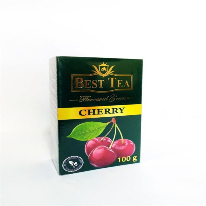 Чай зеленый BEST TEA Вишня 100гр
