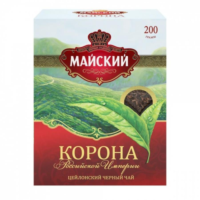 Чай черный Майский Корона российская 200гр