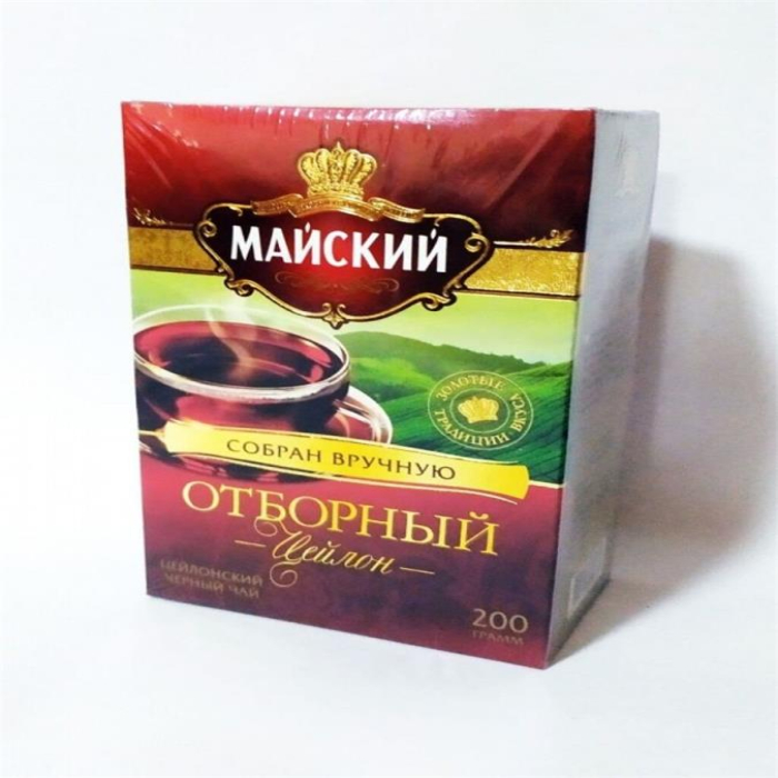 Чай черный Майский Отборный цейлон 200гр