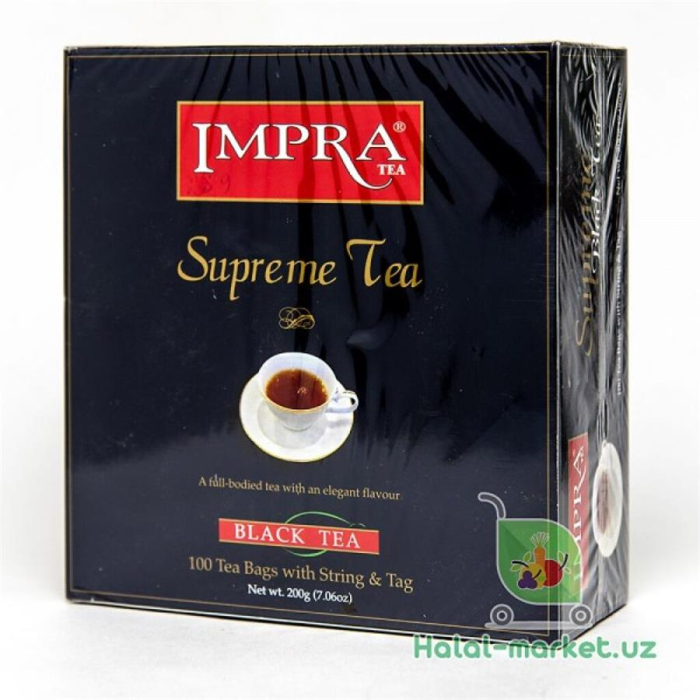Чай черный IMPRA Суприм 100шт