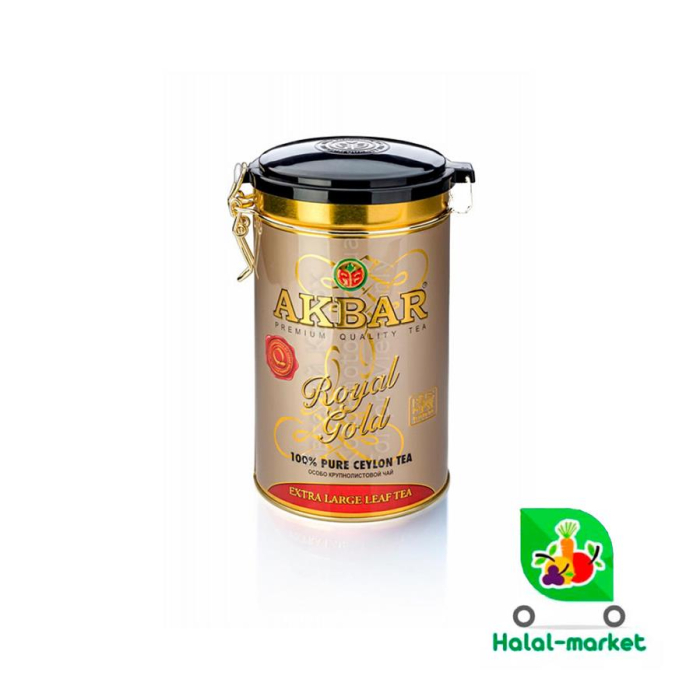 Чай AKBAR ROYAL GOLD ж/б 150г