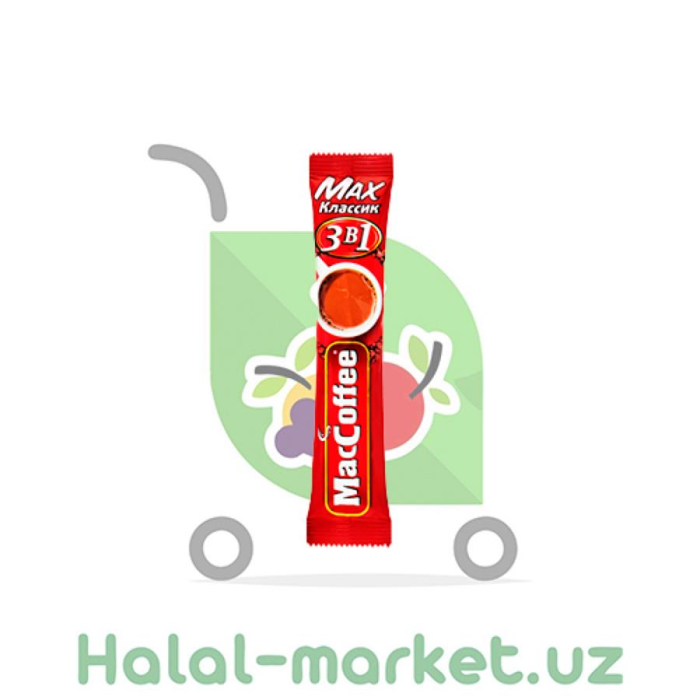 Кофе MACCOFFEE 3в1 Max 16гр