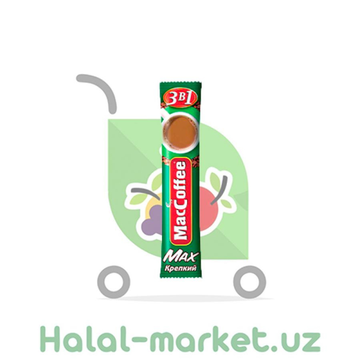 Кофе MACCOFFEE 3в1 Max Крепкий 16гр
