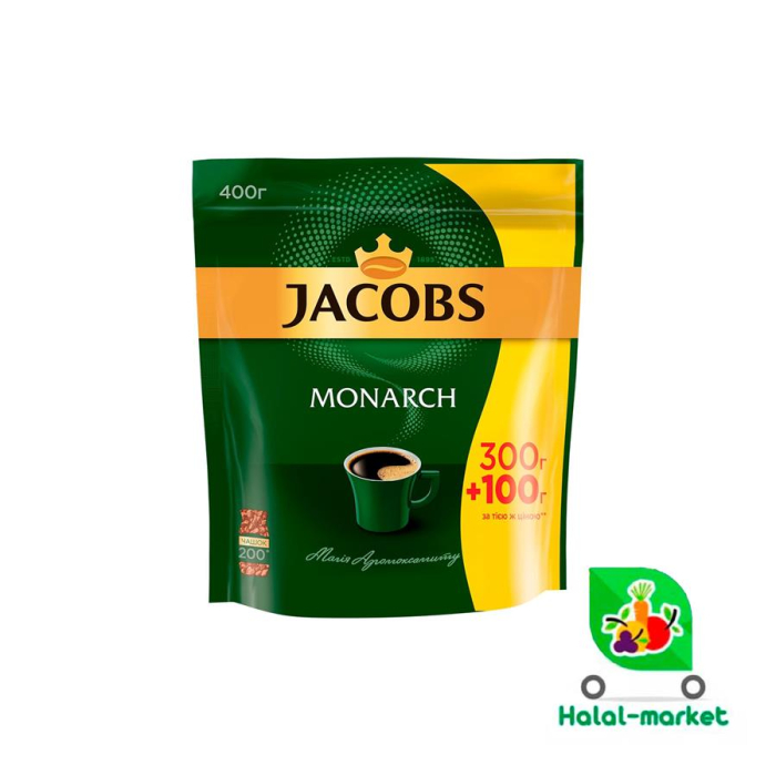 Кофе JACOBS MONARCH 400гр м/у