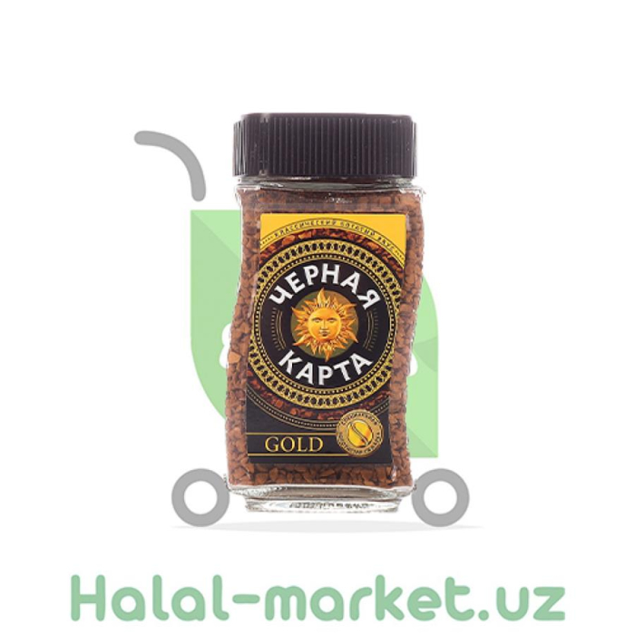 Кофе ЧЁРНАЯ КАРТА 47.5гр Ст/б