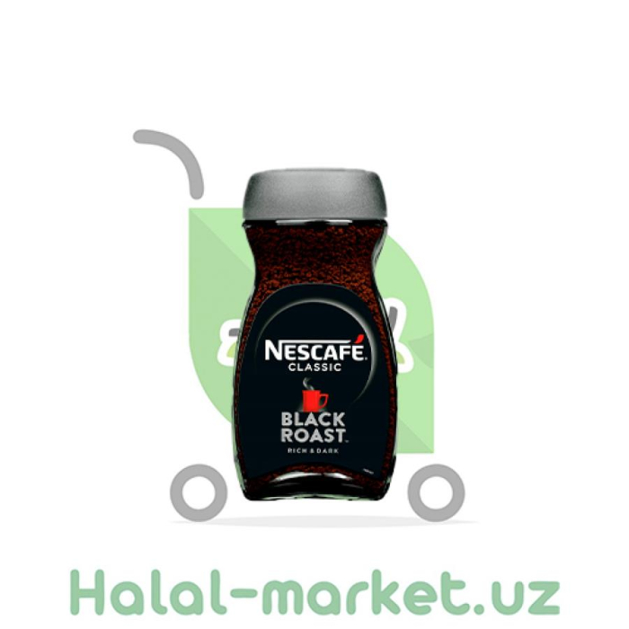 Кофе NESCAFE BLACK ROAST 85гр Ст/Б