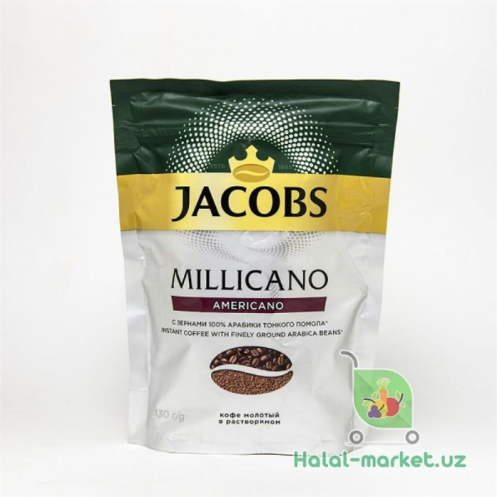 Кофе JACOBS MILLICANO м/у 130гр