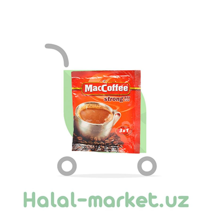 Кофе MACCOFFEE STRONG 3IN1 20гр