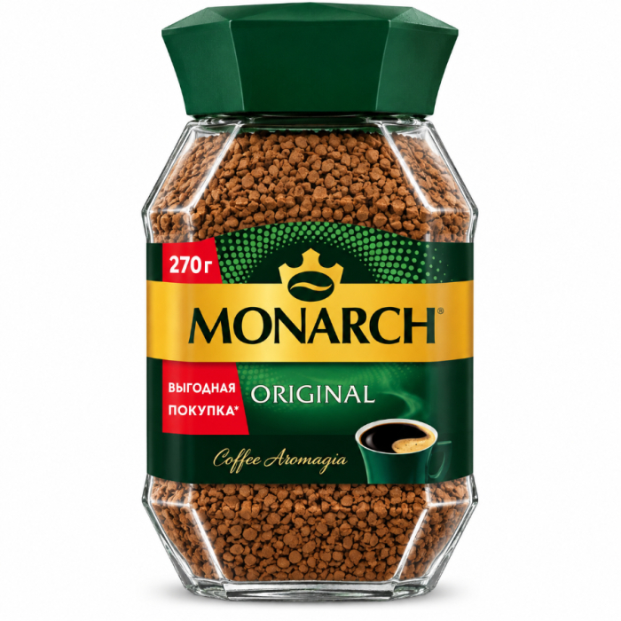 Кофе MONARCH 270гр Ст/б
