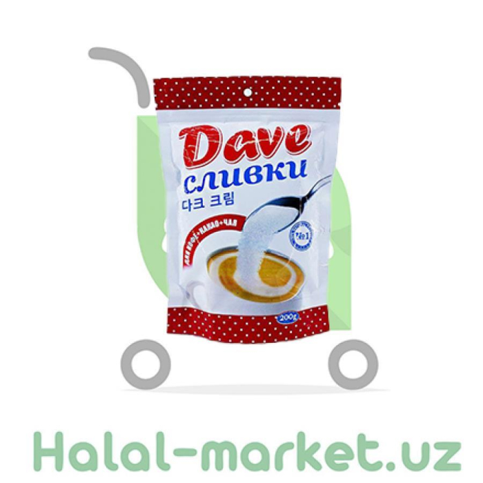 Сухие сливки DAVE 200гр