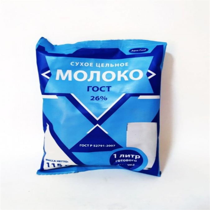 Сухое цельное МОЛОКО 26% 115гр