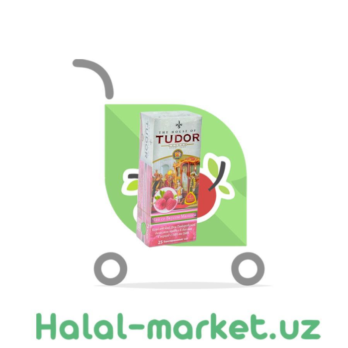 Чай чёрный TUDOR Малина 25 bags