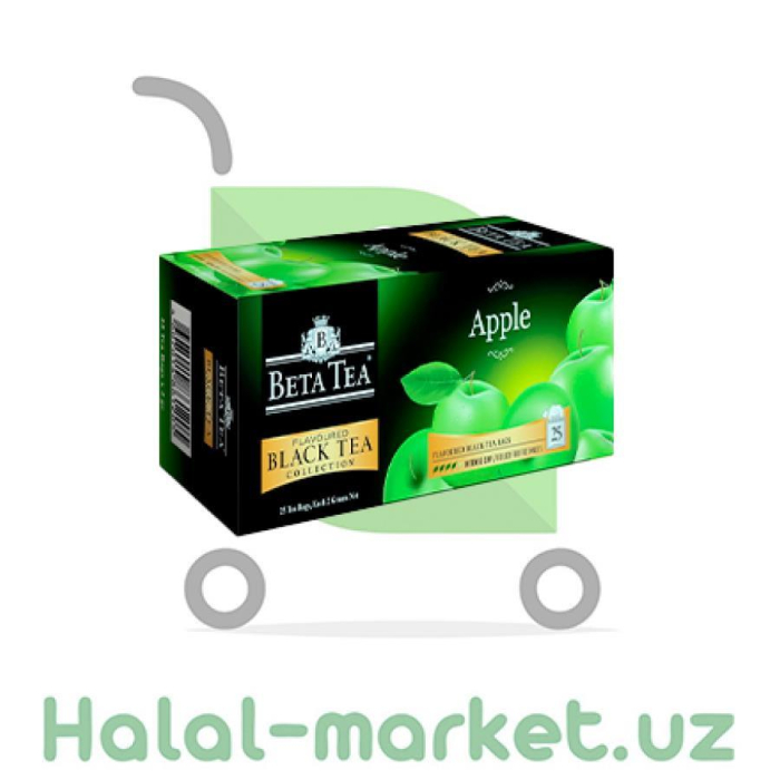 Чай черный BETA TEA Яблоко 25пак